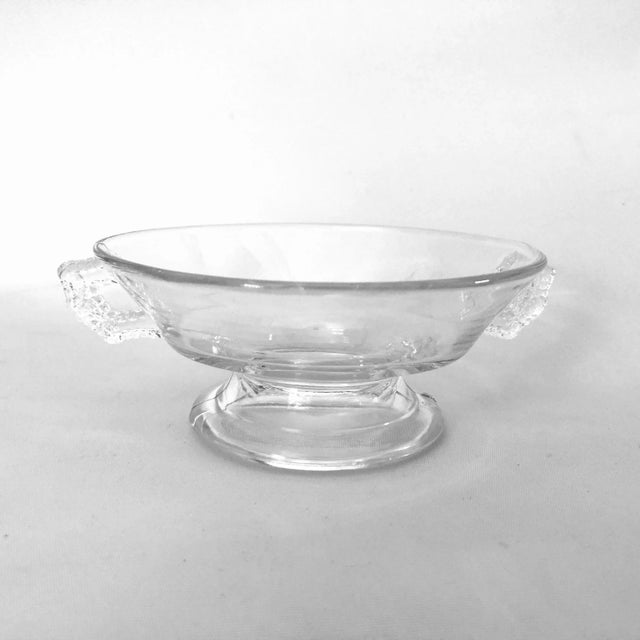 Vintage Clear Glass Dessert /Berry Bowls Set of 5 For Sale - Image 4 of 7