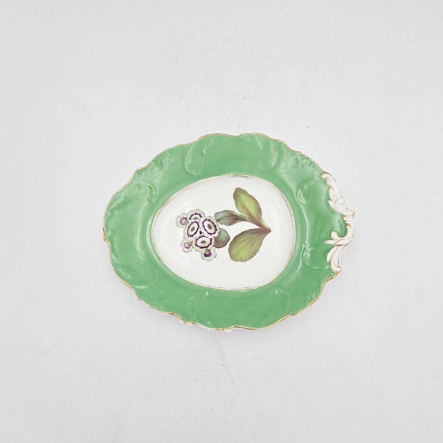 Green Early 19th Century Regency Dessert Service Dishes - 3 pcs For Sale - Image 8 of 16