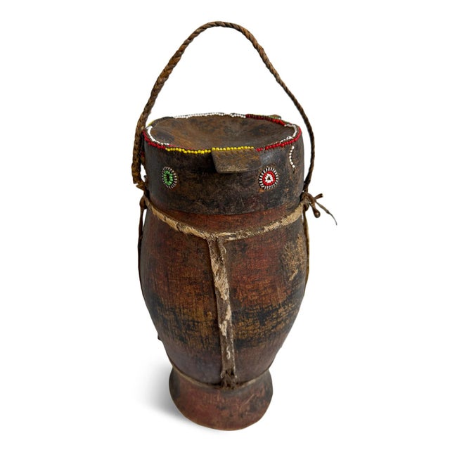 Antique Old Herbal Medicine Container Kenya For Sale In Los Angeles - Image 6 of 13