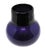 Contemporary Steven Correia Purple &. Black Glass Vase: Hand-Blown, Signed 2001 For Sale - Image 3 of 9