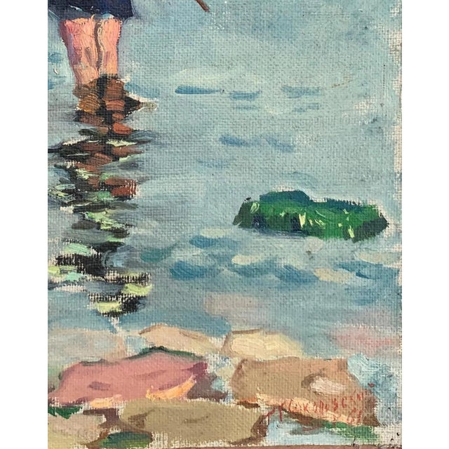 Soviet Children Portrait, Oil Painting, Ukrainian Artist, 1961 38-29 For Sale - Image 6 of 6