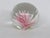 Mid 20th Century Art Glass Clear Globe Paperweight With Pink Chrysanthemum and Green Leaves 4848b For Sale - Image 5 of 9