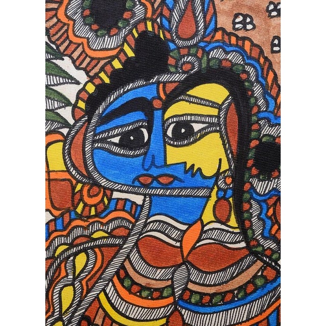 ORIGINS AND LIVING TRADITION Madhubani painting, also known as Mithila painting, is a distinctive folk-art tradition...