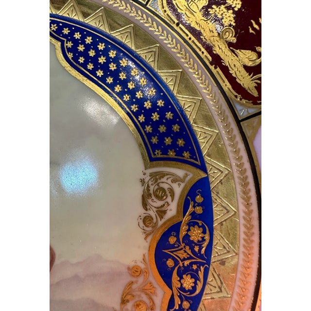 Traditional Royal Vienna (1820-1827) Underglaze Plate For Sale - Image 3 of 8