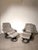 Set of Leather Recliner and Ottoman from Stressless For Sale - Image 6 of 7