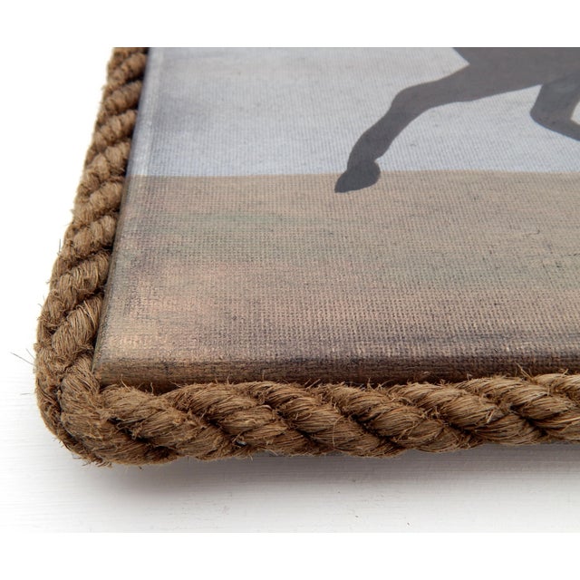 Matt Rix, Naïve Style Galloping Horse, Oil Painting For Sale - Image 7 of 11