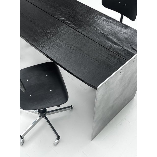 Yakisugi Burnt Wood Desk by Case Studios For Sale - Image 4 of 8
