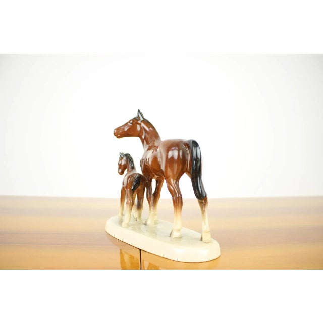 Mid-Century Sculpture of Horses, 1960s For Sale - Image 4 of 9