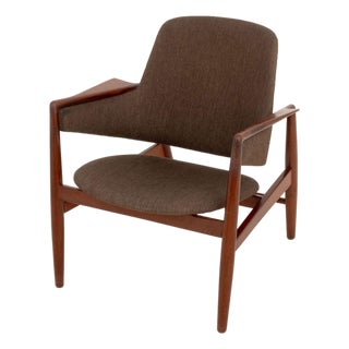 Ib Kofod-Larsen Style Teak Armchair For Sale