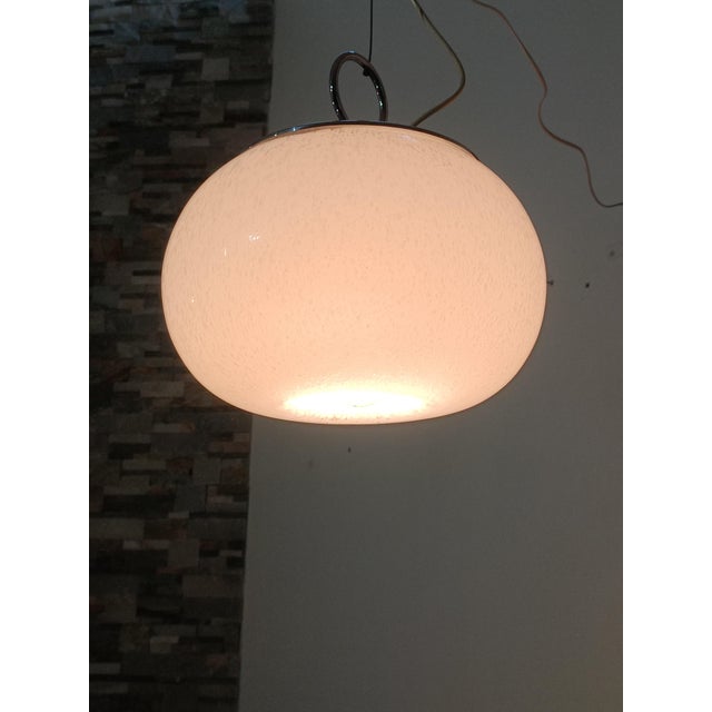 Murano Glass Pendant Lamp attributed to Mazzega, 1970s For Sale - Image 6 of 7