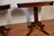 Wood 1910s Pair of Antique English Regency Mahogany Banded Walnut Side Tables End Tables For Sale - Image 7 of 18