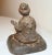 1920s Rare Antique Hubley Cast Iron Japanese Girl Instrument Heavy Figural Doorstop For Sale - Image 5 of 12