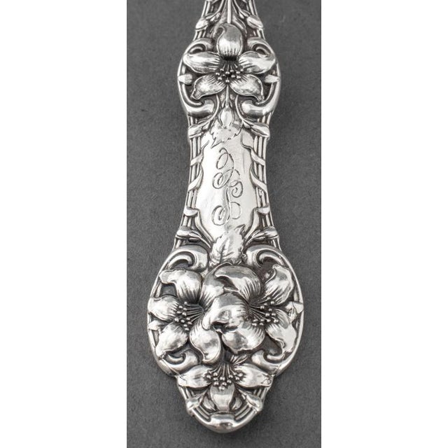 Alvin / Gorham Old Orange Blossom Sterling Silver Teaspoon - 5 7/8 Inches, Flatware