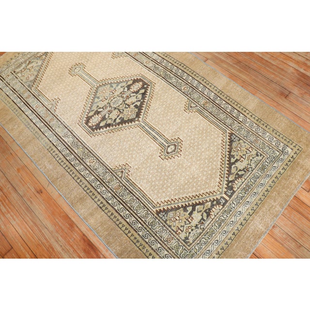 An early 20th-century Persian Serab accent tribal rug. Measures: 3'9" x 6'6'.