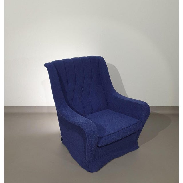 Armchair in Wool Boucle, 1970s For Sale - Image 6 of 16