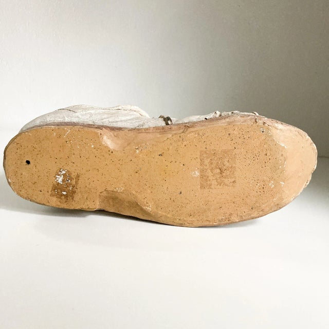 Marilyn Levine Ceramic Shoe Sculpture, 1970 Ceramic Art Shoe Sculpture For Sale - Image 10 of 10