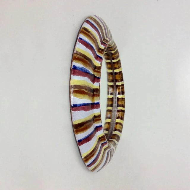 1960s Ceramic Wall Mirror, France, 1960s For Sale - Image 5 of 15