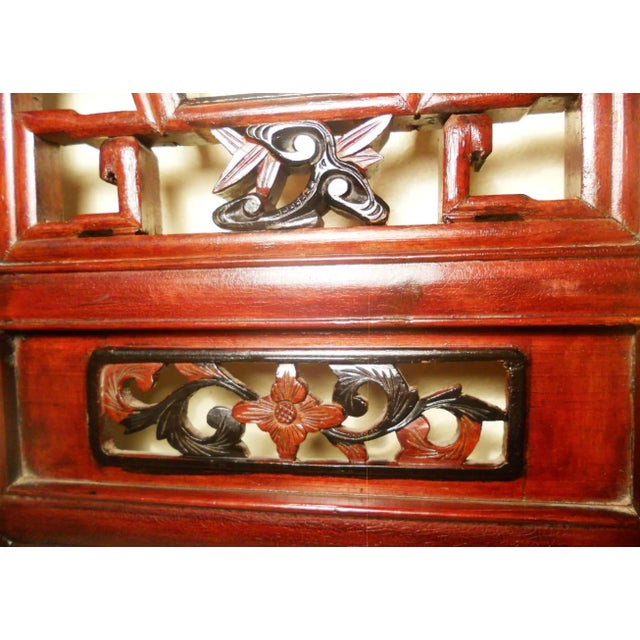 Early 19th Century Antique Chinese Screen PanelsCunninghamia Wood - A Pair For Sale - Image 10 of 11