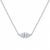 14K gold solitaire necklace featuring an IGI certified 2 carat marquise cut diamond set east-west, in E-F color and...