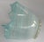 Abstract Vintage Murano Celadon Aqua Fazzoletto Handkerchief Art Glass Vase For Sale - Image 3 of 13