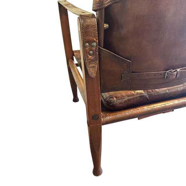 Safari Chair by Kaare Klint for Rud. Rasmussen, Denmark, 1950s For Sale - Image 10 of 11