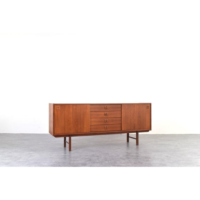 Ikea Mid-Century Modern Teak Sideboard by Klippan Korsør for Ikea, 1960s For Sale - Image 4 of 18