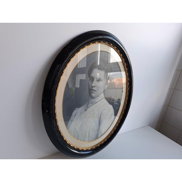 Oval Portrait of Young Woman, 1900, Photograph, Framed For Sale - Image 13 of 18