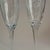Vintage Handmade Etched Grapevine Champagne Glasses With Tulip Stems – Set of 2 For Sale - Image 4 of 12