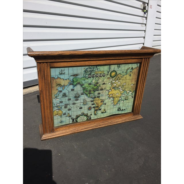 Vintage Howard Miller World Clock Chairish