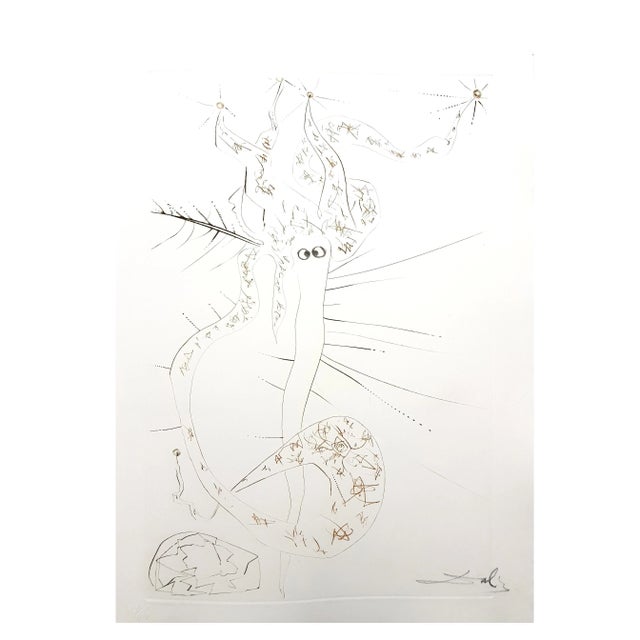 Salvador Dali - Mad Tristan - Original Etching 1970 For Sale - Image 6 of 6