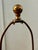Teal 1970’s Vintage Ethan Allen Ceramic and Brass Ginger Jar Lamp in Teal For Sale - Image 8 of 12