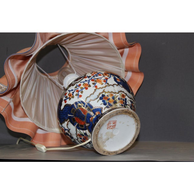 Black Imari Vase Lamp, 19th Century For Sale - Image 8 of 9