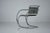 1970s MR20 Tubular Steel Cantilever Chair in Grey Leather by Ludwig Mies van der Rohe for Knoll International, 1970s For Sale - Image 5 of 18