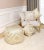 Pasargad Home Grandcanyon Gold Cotton Pouf For Sale - Image 10 of 11