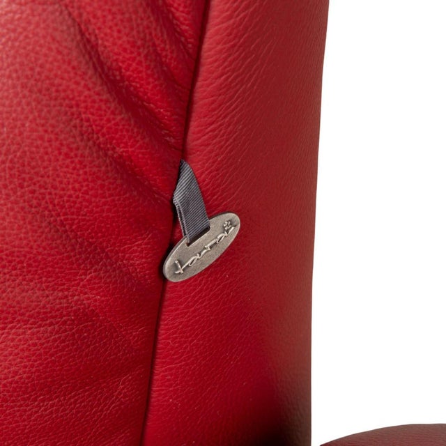 Chair in Red Leather from Koinor Rossini For Sale - Image 12 of 17