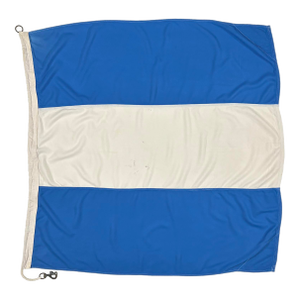 Large Vintage Sewn Nautical Signal Flag