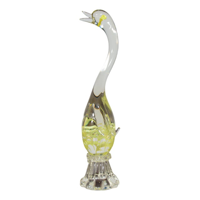 Murano Glass Goose Figurine from Made Murano Glass, 1960s For Sale