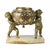 Late 19th century Napoléon III gilt bronze sculpture of Putti and champlevé bowl with marble base, France By: unknown...