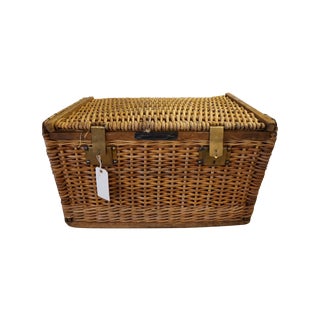 Woven Wood Trunk For Sale