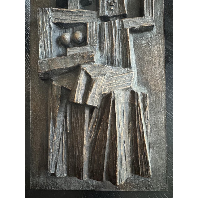 Percz János, Cubist Sculpture in Bronze For Sale - Image 6 of 8