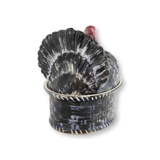 French Majolica Turkey Tureen For Sale - Image 4 of 5