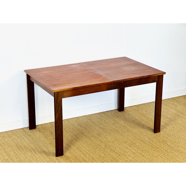 Vintage Teak Rectangular Dining Table, 1960s For Sale - Image 11 of 11