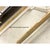 Vintage Charles Hollis Jones Style Clear Acrylic and Brass Console Table For Sale - Image 10 of 12