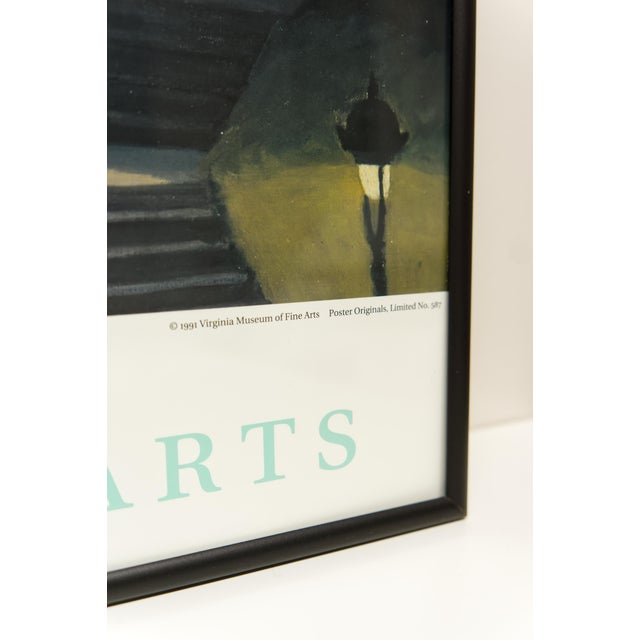 American Edward Hopper "House at Dusk" 1991 Poster From the Virginia Museum of Fine Arts For Sale - Image 3 of 5