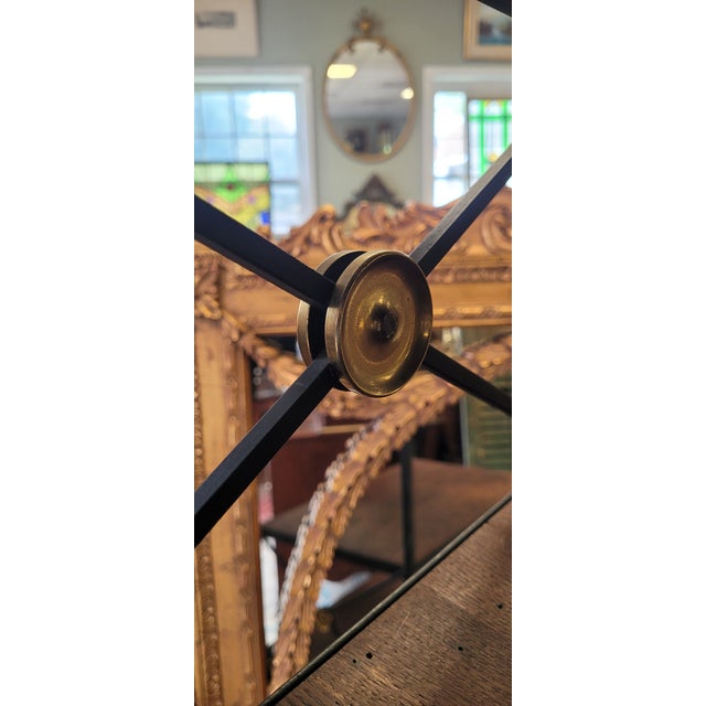 Black 1990s Fine Regency Style Tall Etagere For Sale - Image 8 of 12