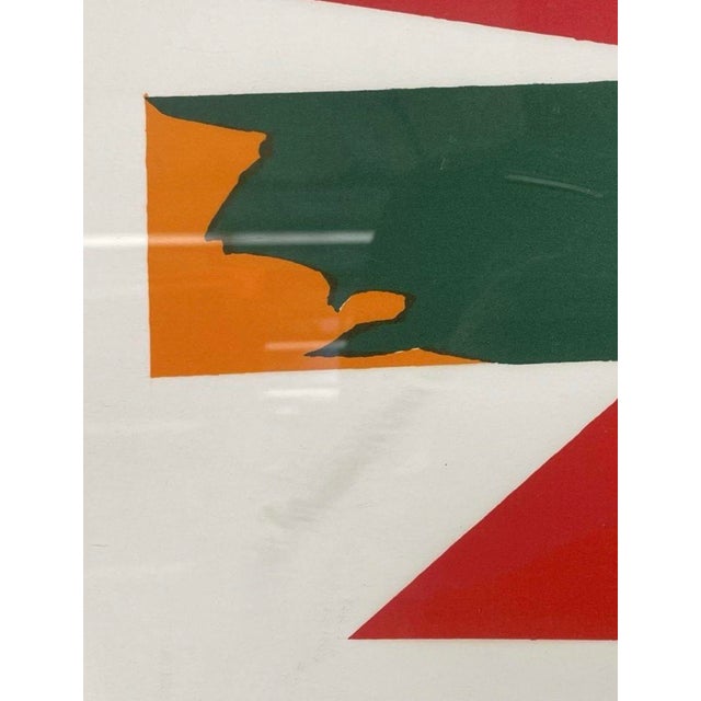 Piero Dorazio Piero Dorazio Signed 1969 Limited Edition 56/80 Abstract Color Serigraph – Framed For Sale - Image 4 of 7