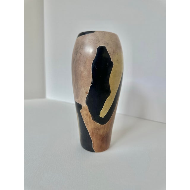 Late 20th Century Hand Carved Abstract Stone Vase For Sale - Image 4 of 8