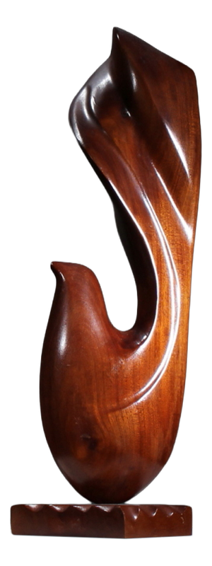 Abstract Wooden Sculpture, 1980s