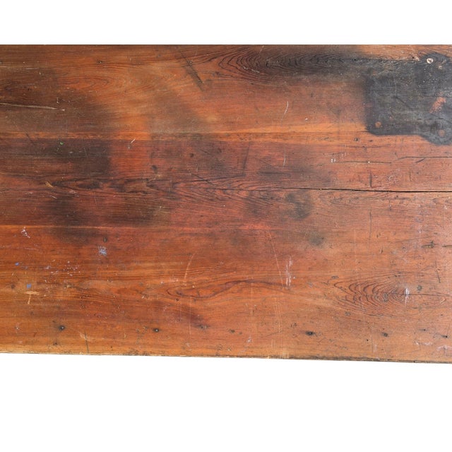 Antique "Clipper" Style Folding Table For Sale - Image 14 of 16