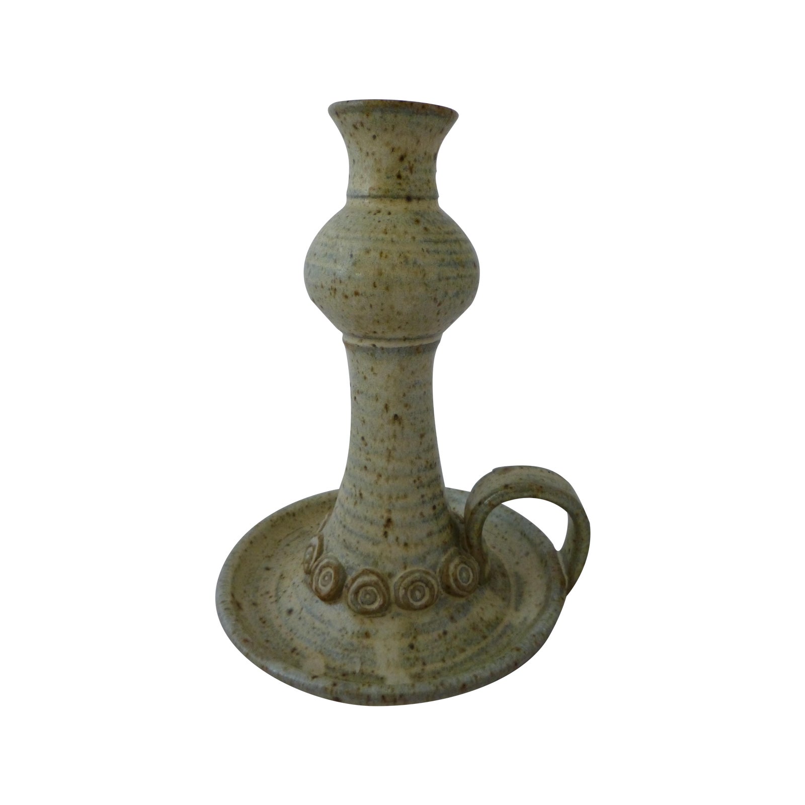 MidCentury Modern Studio Pottery Candlestick Chairish